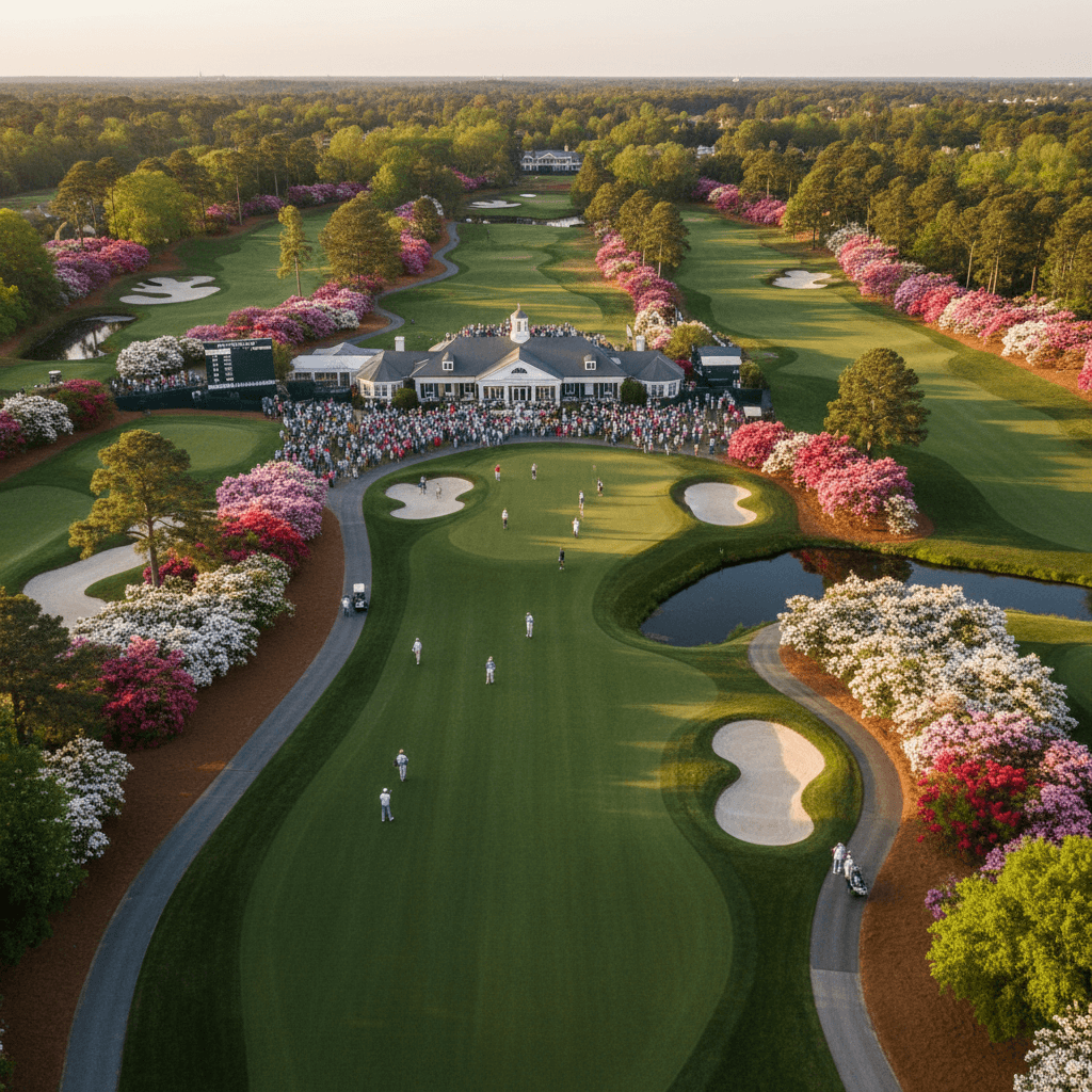 Augusta National golf course, Masters 2026